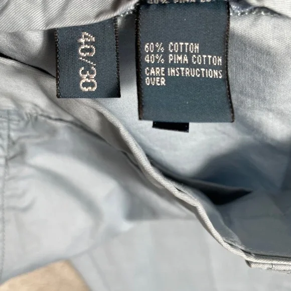 Polo‎ Ralph Lauren Chino Pants Mens 40x30 Light Blue Pima Cotton Straight Fit - Picture 6 of 13